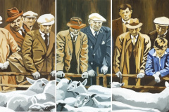 Auctioneers Gavel Triptych - SOLD